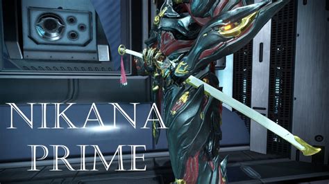 warframe nikana prime build